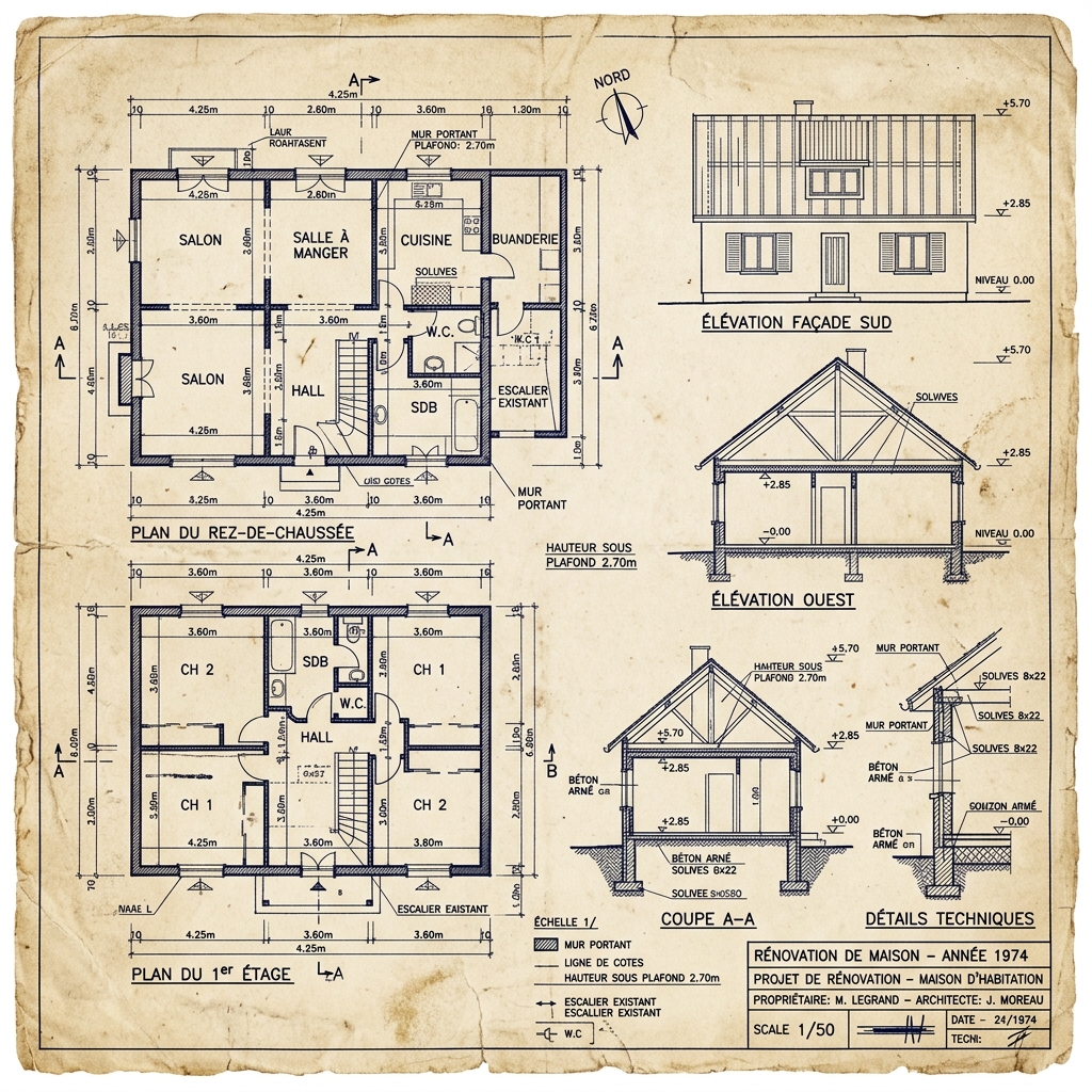 Blueprint architectural